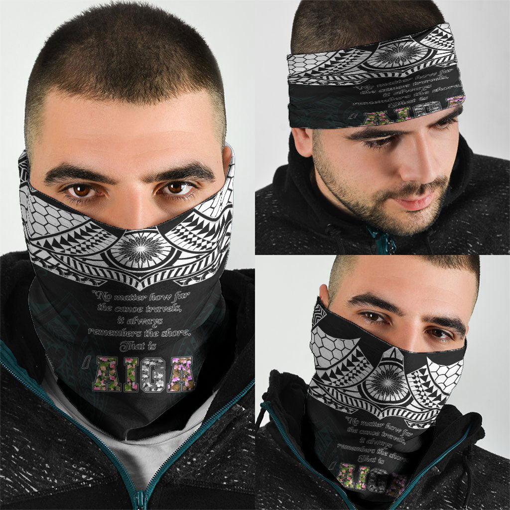 AIGA Always In Gods Arms Samoa Neck Gaiter Polynesian Tribal Tattoo Art Family Heritage Faith TS04 - Polynesian Pride