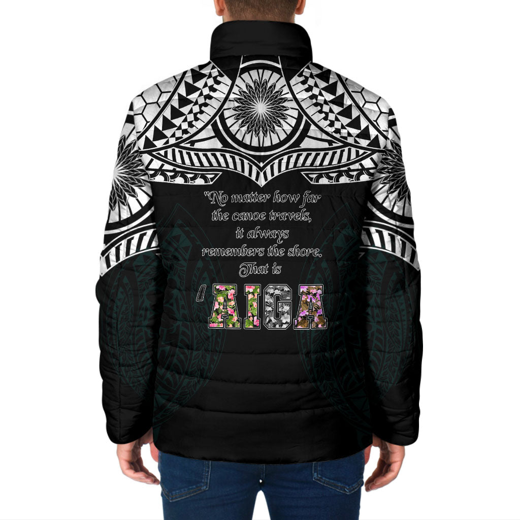 AIGA Always In Gods Arms Samoa Padded Jacket Polynesian Tribal Tattoo Art Family Heritage Faith TS04 - Polynesian Pride