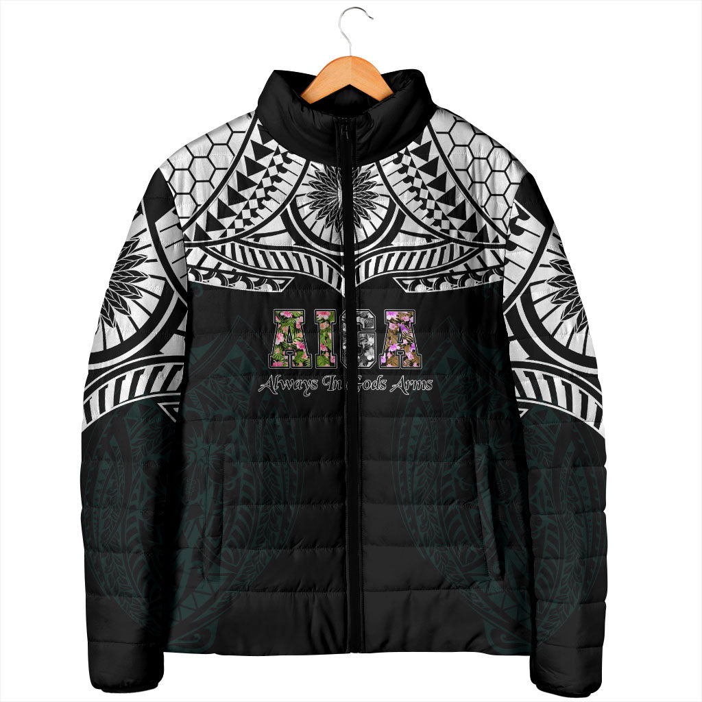 AIGA Always In Gods Arms Samoa Padded Jacket Polynesian Tribal Tattoo Art Family Heritage Faith TS04 - Polynesian Pride