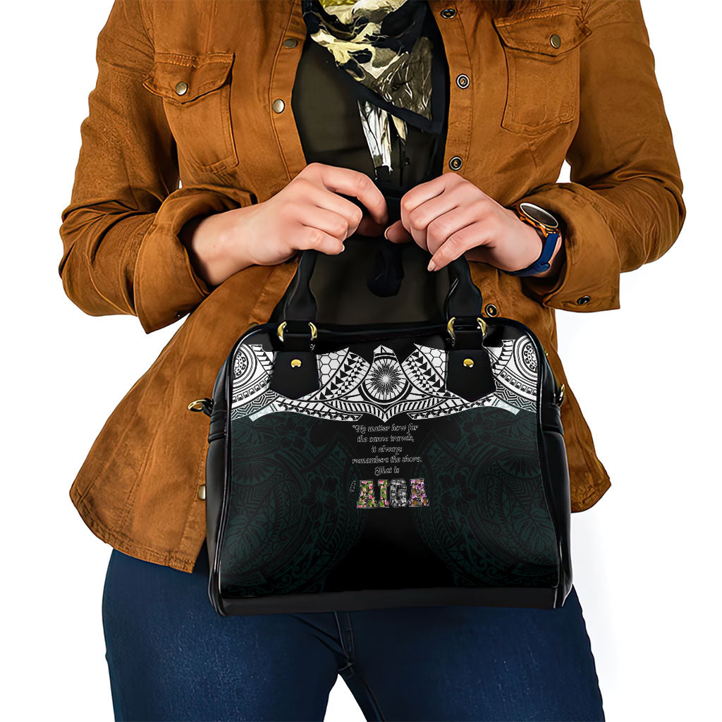 AIGA Always In Gods Arms Samoa Shoulder Handbag Polynesian Tribal Tattoo Art Family Heritage Faith TS04 - Polynesian Pride