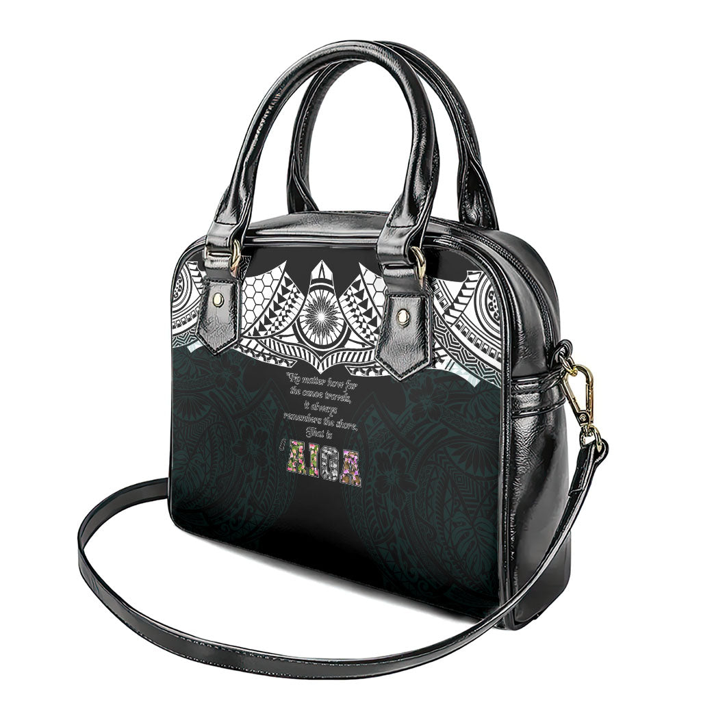 AIGA Always In Gods Arms Samoa Shoulder Handbag Polynesian Tribal Tattoo Art Family Heritage Faith TS04 - Polynesian Pride