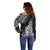 Hawaii Polynesian Off Shoulder Sweater Gorila Tatoo Polynesian Style TS04 - Polynesian Pride