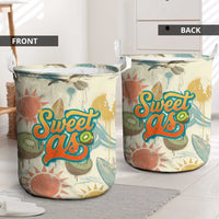 NZ Slang Sweet As Kiwi Shaka Sign Laundry Basket New Zealand Surfboards Sun and Tropical Beach Retro TS04 - Polynesian Pride