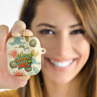 NZ Slang Sweet As Kiwi Shaka Sign AirPods Case New Zealand Surfboards Sun and Tropical Beach Retro TS04 - Polynesian Pride