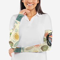 NZ Slang Sweet As Kiwi Shaka Sign Arm Sleeves New Zealand Surfboards Sun and Tropical Beach Retro TS04 - Polynesian Pride