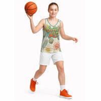 NZ Slang Sweet As Kiwi Shaka Sign Basketball Jersey New Zealand Surfboards Sun and Tropical Beach Retro TS04 - Polynesian Pride