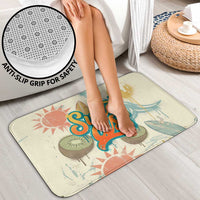 NZ Slang Sweet As Kiwi Shaka Sign Bathroom Set New Zealand Surfboards Sun and Tropical Beach Retro TS04 - Polynesian Pride