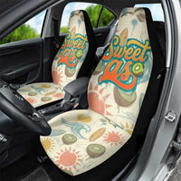 NZ Slang Sweet As Kiwi Shaka Sign Car Seat Cover New Zealand Surfboards Sun and Tropical Beach Retro TS04 - Polynesian Pride