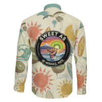NZ Slang Sweet As Kiwi Shaka Sign Family Matching Off The Shoulder Long Sleeve Dress and Hawaiian Shirt New Zealand Surfboards Sun and Tropical Beach Retro TS04 - Polynesian Pride