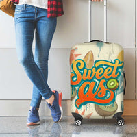 NZ Slang Sweet As Kiwi Shaka Sign Luggage Cover New Zealand Surfboards Sun and Tropical Beach Retro TS04 - Polynesian Pride