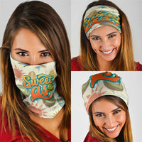 NZ Slang Sweet As Kiwi Shaka Sign Neck Gaiter New Zealand Surfboards Sun and Tropical Beach Retro TS04 - Polynesian Pride