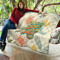 NZ Slang Sweet As Kiwi Shaka Sign Quilt New Zealand Surfboards Sun and Tropical Beach Retro TS04 - Polynesian Pride