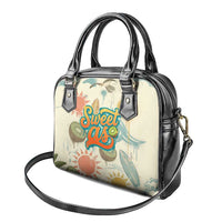 NZ Slang Sweet As Kiwi Shaka Sign Shoulder Handbag New Zealand Surfboards Sun and Tropical Beach Retro TS04 - Polynesian Pride