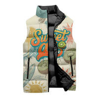 NZ Slang Sweet As Kiwi Shaka Sign Sleeveless Puffer Jacket New Zealand Surfboards Sun and Tropical Beach Retro TS04 - Polynesian Pride