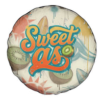 NZ Slang Sweet As Kiwi Shaka Sign Spare Tire Cover New Zealand Surfboards Sun and Tropical Beach Retro TS04 - Polynesian Pride