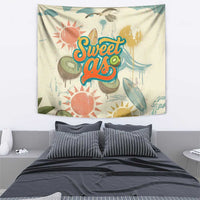 NZ Slang Sweet As Kiwi Shaka Sign Tapestry New Zealand Surfboards Sun and Tropical Beach Retro TS04 - Polynesian Pride