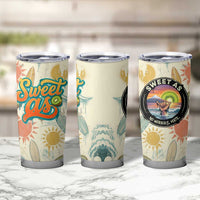 NZ Slang Sweet As Kiwi Shaka Sign Tumbler Cup New Zealand Surfboards Sun and Tropical Beach Retro TS04 - Polynesian Pride