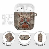Choice Bro Graffiti Handshake AirPods Case New Zealand Slang Fern Brick Wall and Urban Street Art TS04 - Polynesian Pride