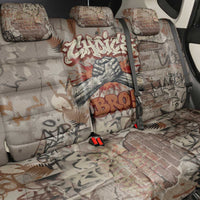 Choice Bro Graffiti Handshake Back Car Seat Cover New Zealand Slang Fern Brick Wall and Urban Street Art TS04 - Polynesian Pride