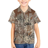 Choice Bro Graffiti Handshake Hawaiian Shirt New Zealand Slang Fern Brick Wall and Urban Street Art TS04 - Polynesian Pride