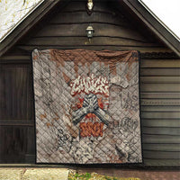 Choice Bro Graffiti Handshake Quilt New Zealand Slang Fern Brick Wall and Urban Street Art TS04 - Polynesian Pride
