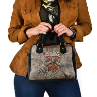 Choice Bro Graffiti Handshake Shoulder Handbag New Zealand Slang Fern Brick Wall and Urban Street Art TS04 - Polynesian Pride