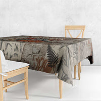 Choice Bro Graffiti Handshake Tablecloth New Zealand Slang Fern Brick Wall and Urban Street Art