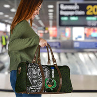 Pohnpei Federated States Of Micronesia Travel Bag Polynesian Tribal Heritage Art With Kaselehlie State Seal