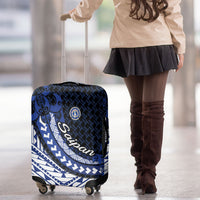 Northern Mariana Islands Saipan Luggage Cover Polynesian Tribal Pattern - Commonwealth Seal Art