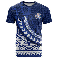 Northern Mariana Islands Saipan T Shirt Polynesian Tribal Pattern - Commonwealth Seal Art