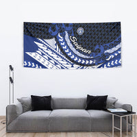 Northern Mariana Islands Saipan Tapestry Polynesian Tribal Pattern - Commonwealth Seal Art