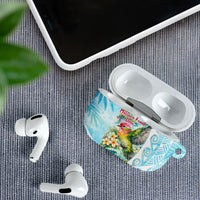 Saipan CMNI AirPods Case Polynesian Northern Mariana Islands Fruit Dove Watercolor