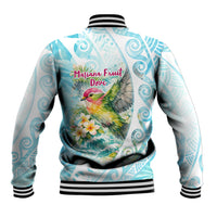 Saipan CMNI Baseball Jacket Polynesian Northern Mariana Islands Fruit Dove Watercolor