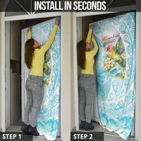 Saipan CMNI Door Cover Polynesian Northern Mariana Islands Fruit Dove Watercolor