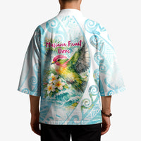 Saipan CMNI Kimono Polynesian Northern Mariana Islands Fruit Dove Watercolor