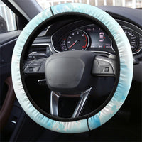 Saipan CMNI Steering Wheel Cover Polynesian Northern Mariana Islands Fruit Dove Watercolor