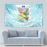 Saipan CMNI Tapestry Polynesian Northern Mariana Islands Fruit Dove Watercolor