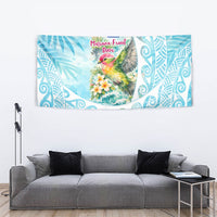 Saipan CMNI Tapestry Polynesian Northern Mariana Islands Fruit Dove Watercolor