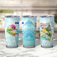 Saipan CMNI Tumbler Cup Polynesian Northern Mariana Islands Fruit Dove Watercolor