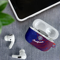 Saipan Northern Mariana Islands AirPods Case Polynesian Tribal Tattoo Art With Hibiscus Flowers And Seal TS04 - Polynesian Pride