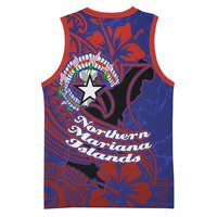 Saipan Northern Mariana Islands Basketball Jersey Polynesian Tribal Tattoo Art With Hibiscus Flowers And Seal TS04 - Polynesian Pride