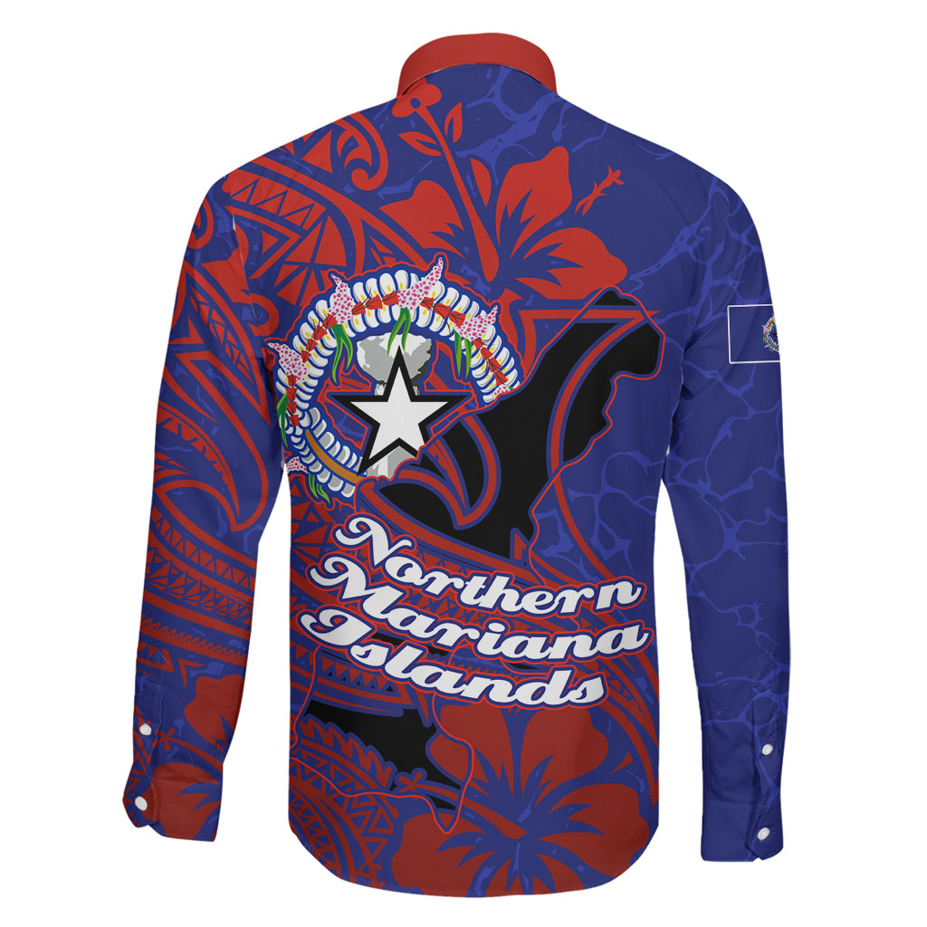 Saipan Northern Mariana Islands Family Matching Short Sleeve Bodycon Dress and Hawaiian Shirt Polynesian Tribal Tattoo Art With Hibiscus Flowers And Seal TS04 - Polynesian Pride