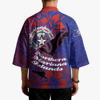 Saipan Northern Mariana Islands Kimono Polynesian Tribal Tattoo Art With Hibiscus Flowers And Seal