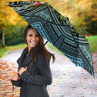 Personalized Masefau American Samoa Whale Umbrella Polynesian Tribal Pattern Tropical Hibiscus