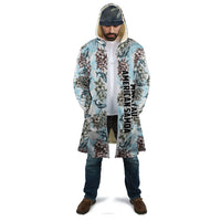 Personalized Masefau American Samoa Cloak Vintage Whale Hibiscus Ocean Waves