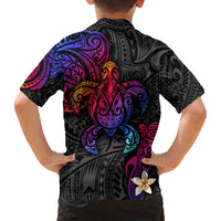 Turtle and Plumeria - Polynesian Family Matching Summer Maxi Dress and Hawaiian Shirt TS04 - Polynesian Pride