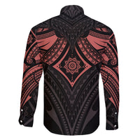 Feminine Polynesian Family Matching Tank Maxi Dress and Hawaiian Shirt Mandala Tattoo Style TS04 - Polynesian Pride