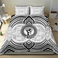 Aiga Samoa Raised Fist Bedding Set Polynesian Tribal Tattoo Art Family Pride TS04 - Polynesian Pride