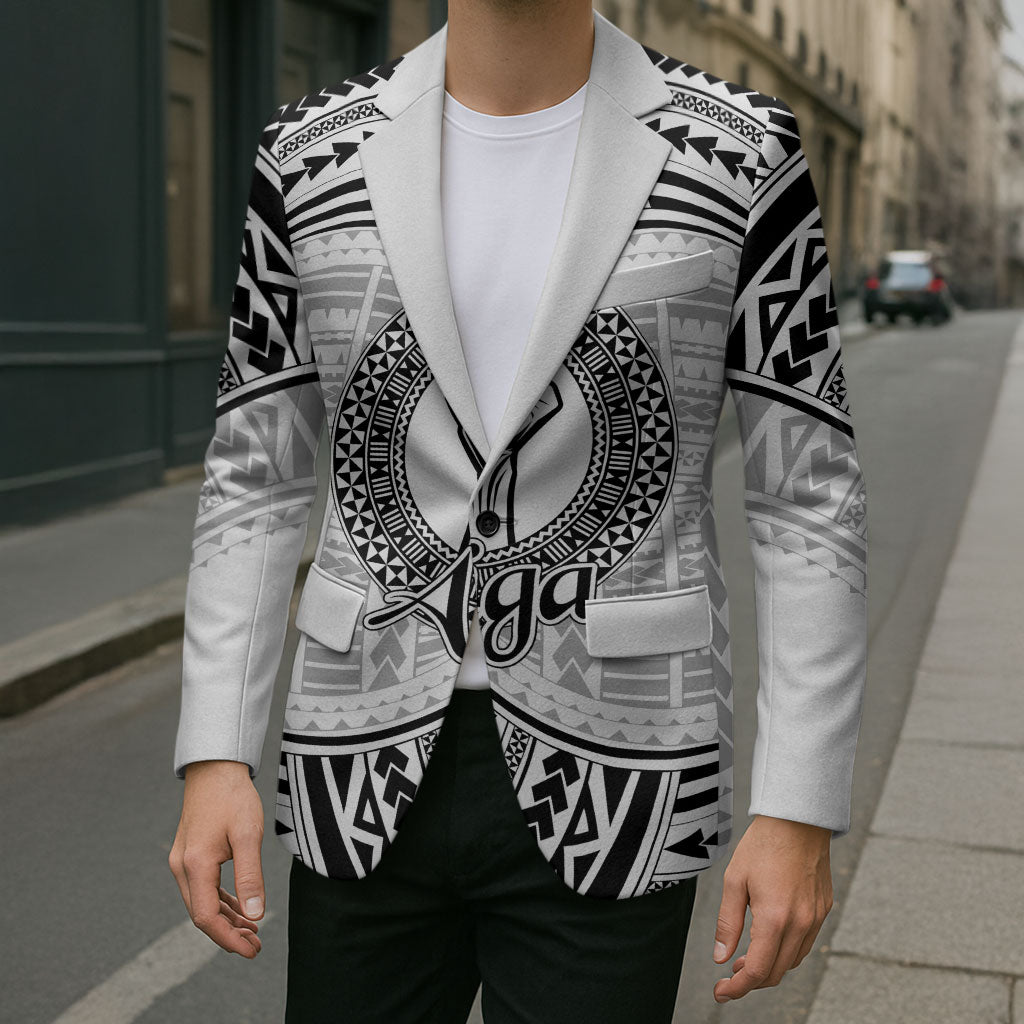 Aiga Samoa Raised Fist Blazer Polynesian Tribal Tattoo Art Family Pride TS04 - Polynesian Pride