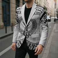 Aiga Samoa Raised Fist Blazer Polynesian Tribal Tattoo Art Family Pride TS04 - Polynesian Pride